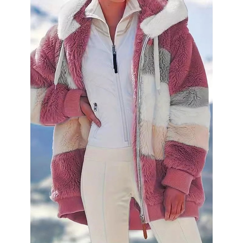 Corinne | Cozy Hooded Zip-Up Jacket