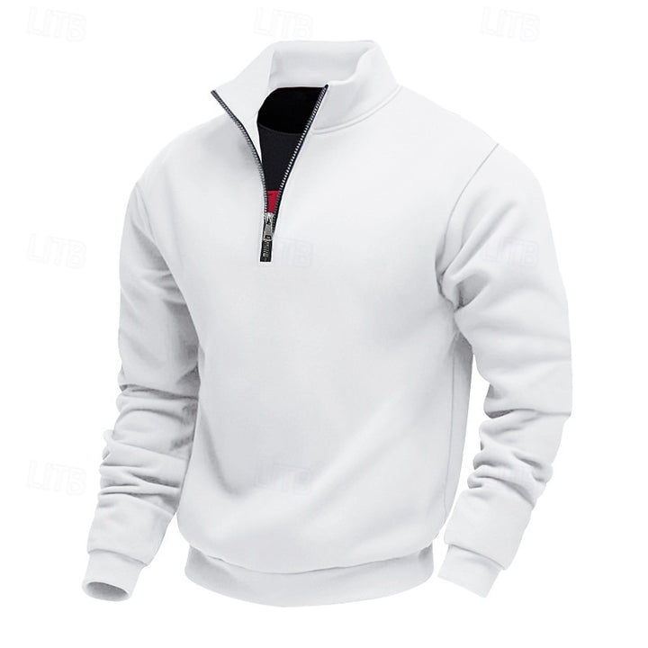 Glenn | Refined Quarter-Zip Sweatshirt