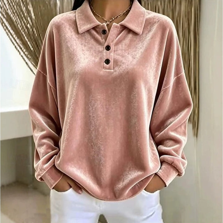 Darcy | Relaxed Collared Pullover