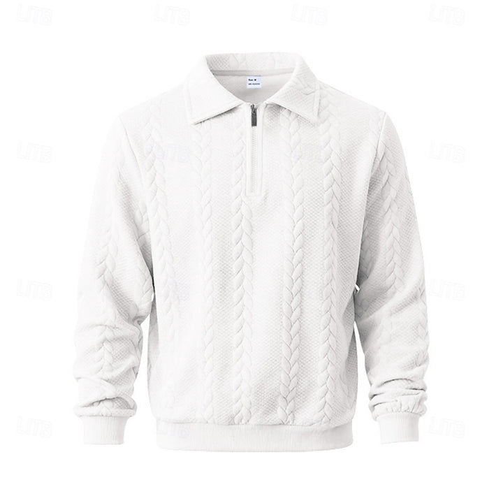 Simon | Collared Quarter-Zip Pullover