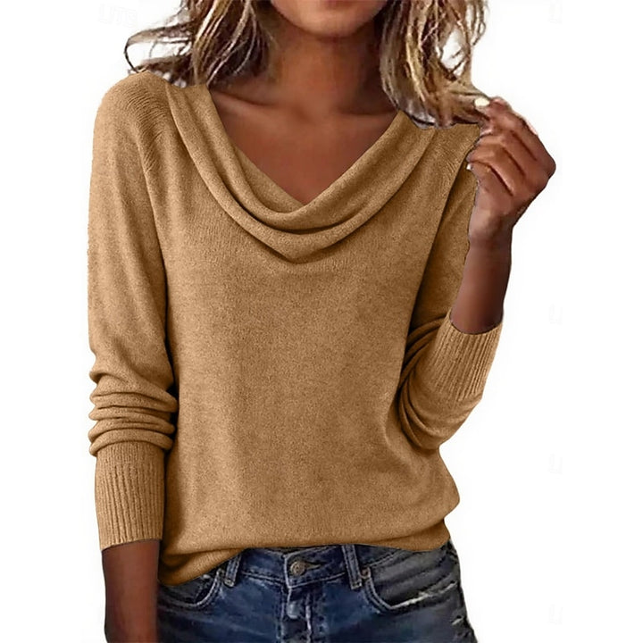 Charlotte | Draped Cowl Neck Sweater