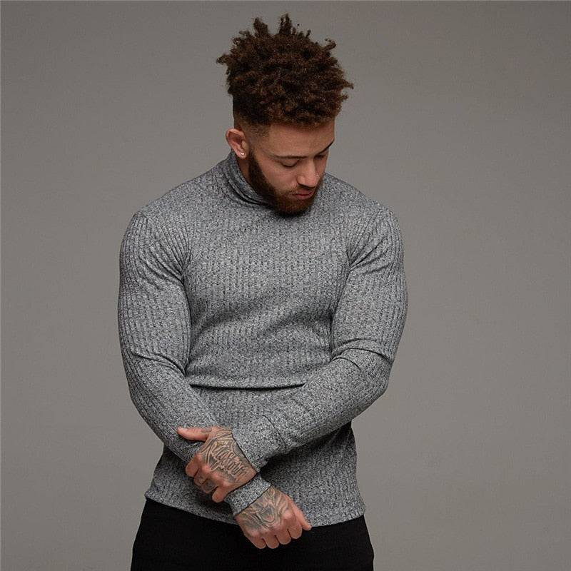 Lucas | Refined Ribbed Turtleneck