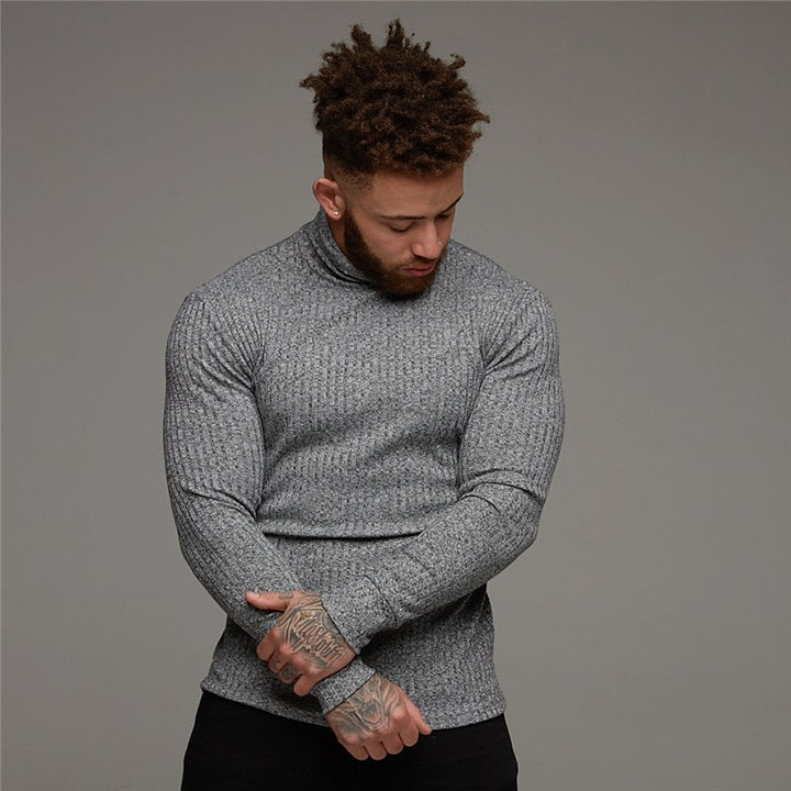 Lucas | Refined Ribbed Turtleneck