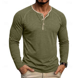 Owen | Classic Button Henley Shirt
