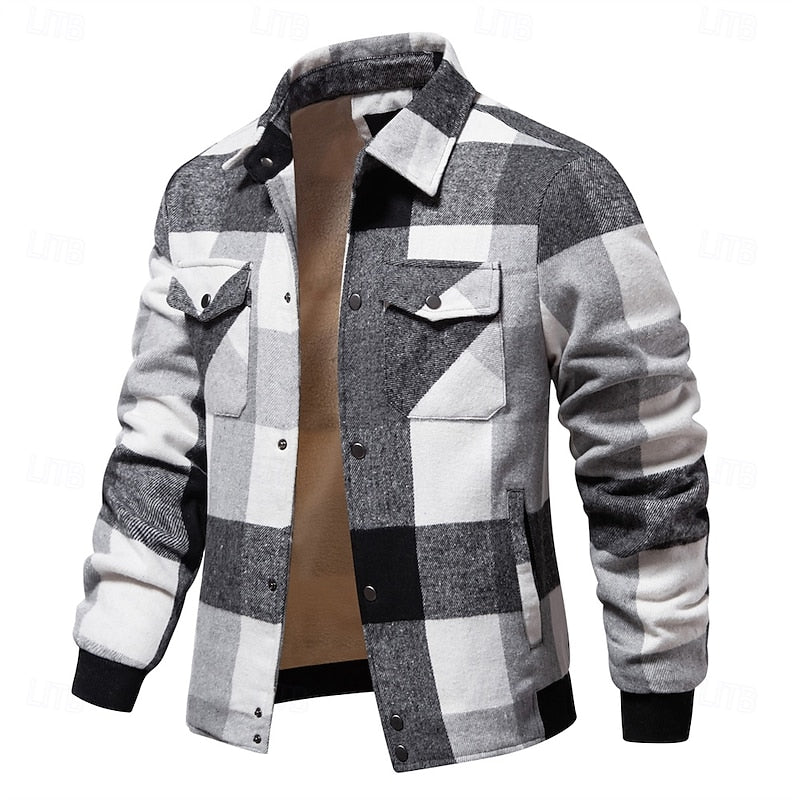 Raymond | Rugged Plaid Shirt Jacket