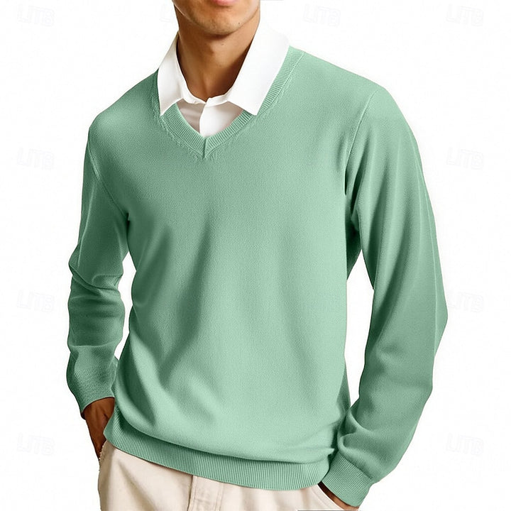 Clayton | Classic V-Neck Sweater