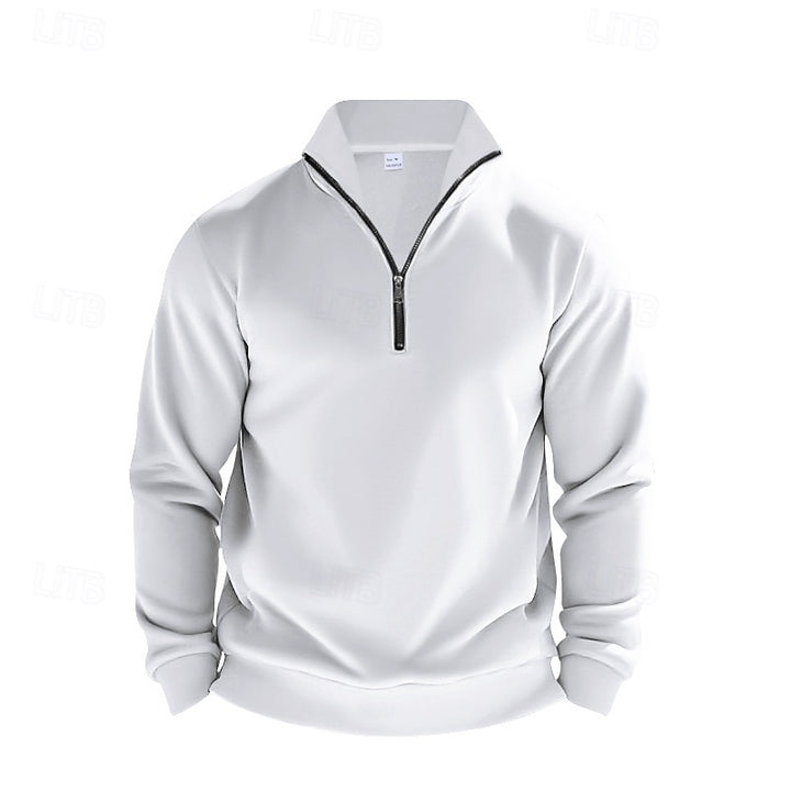 Glenn | Refined Quarter-Zip Sweatshirt