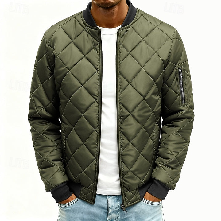 Theo | Quilted Bomber Jacket