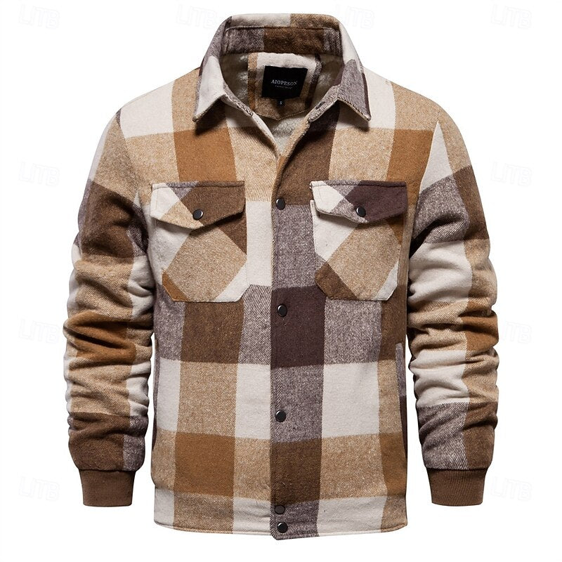 Raymond | Rugged Plaid Shirt Jacket