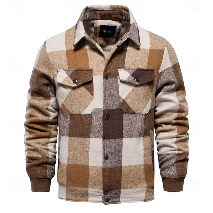 Raymond | Rugged Plaid Shirt Jacket