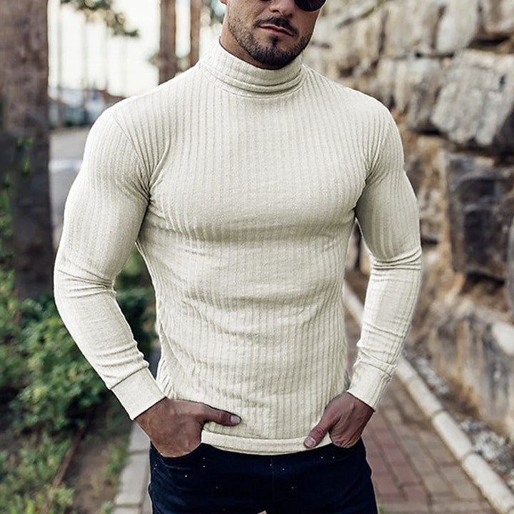 Lucas | Refined Ribbed Turtleneck