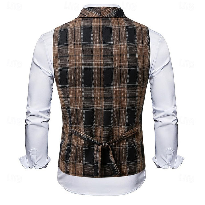 Preston | Refined Plaid Waistcoat