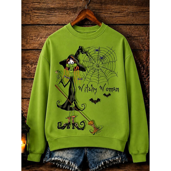 Petra | Playful Halloween Crew-Neck Sweatshirt