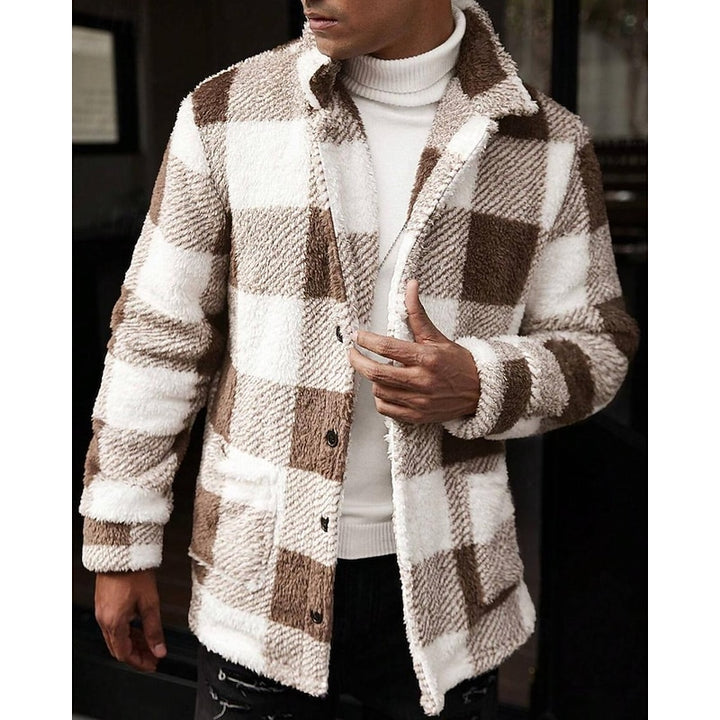 Merritt | Checked Standing-Collar Jacket