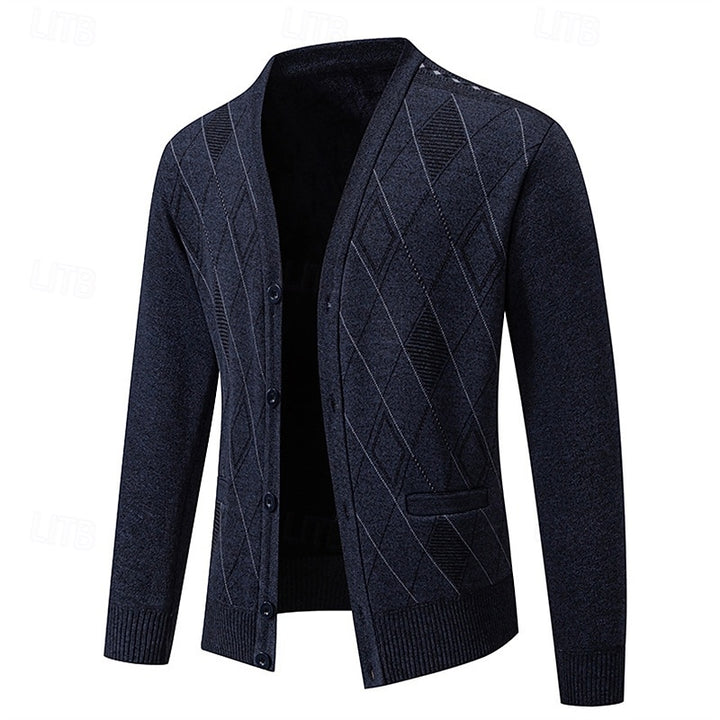 Weston | Refined Argyle Cardigan