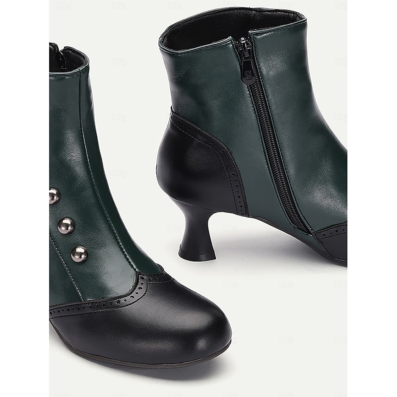 Prudence | Vintage Buttoned Ankle Boots