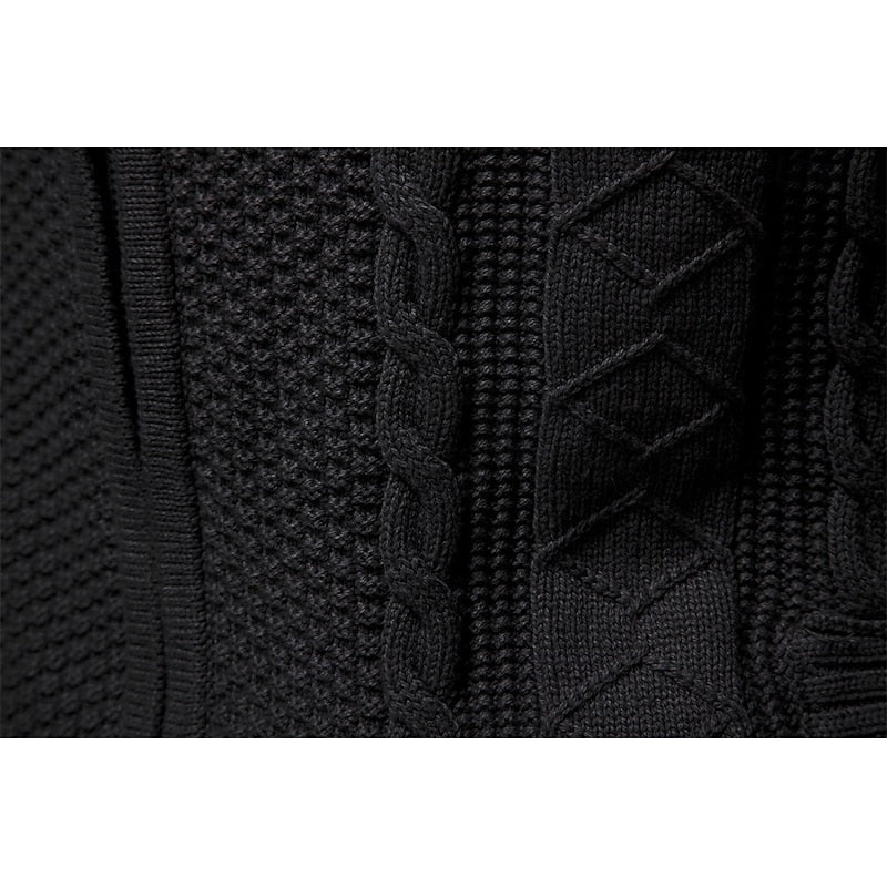 Gerard | Textured Zip-Up Cardigan