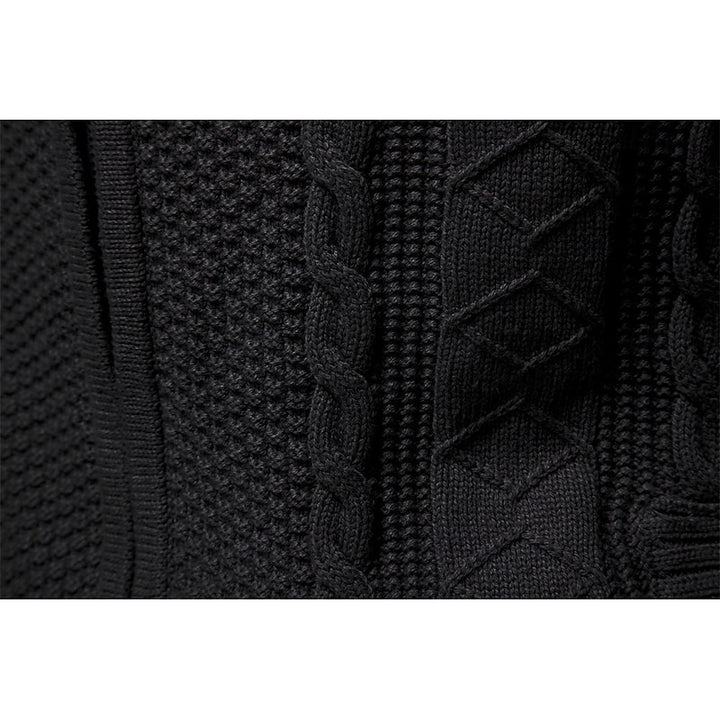 Gerard | Textured Zip-Up Cardigan