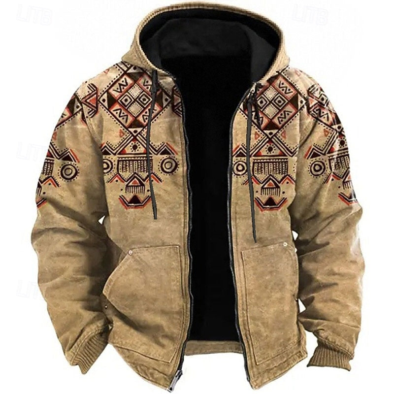 Holden | Heritage Patterned Hooded Jacket