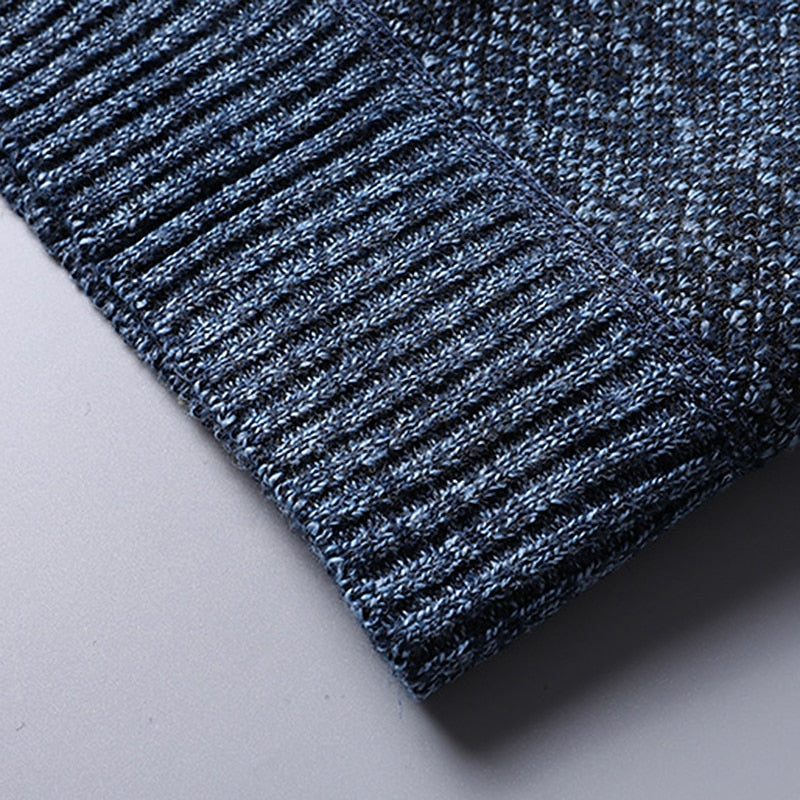 Nigel | Quarter-Zip Stand Collar Sweater