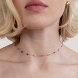 Donna | Elegant Beaded Minimalist Necklace