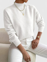 Wren | Elegant Mock-Neck Sweater