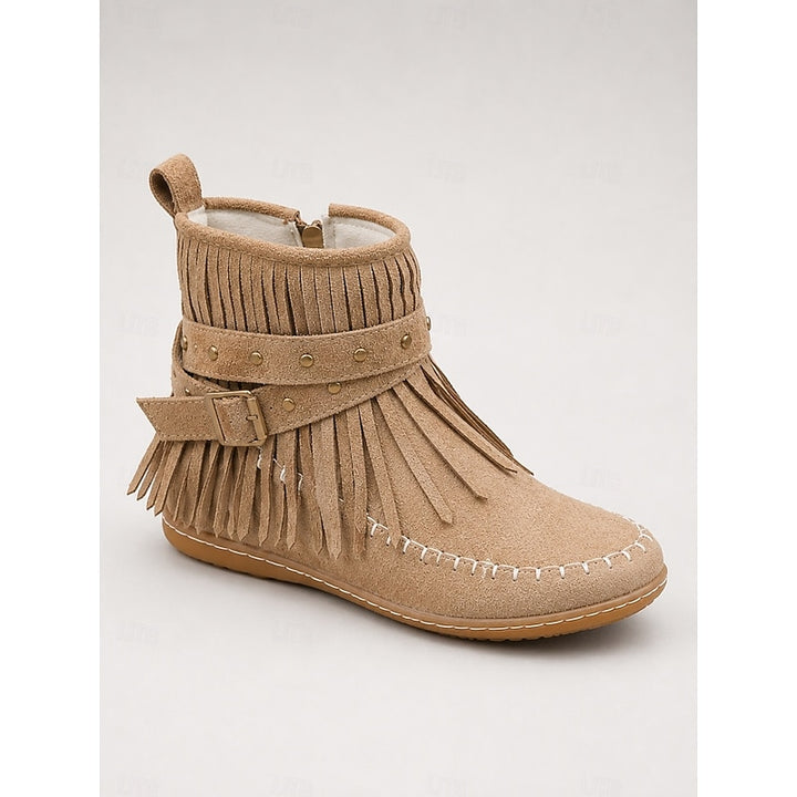 Susannah | Fringe Moccasin Ankle Boots