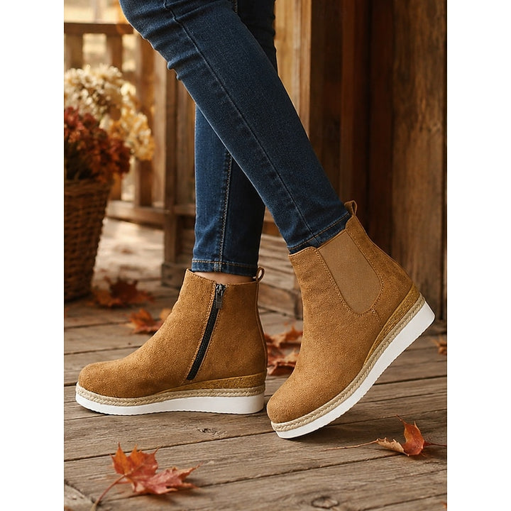 Vera | Cozy Wedge Ankle Boots
