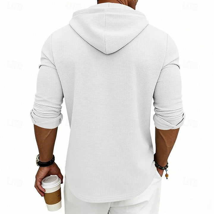 Merrick | Relaxed Hooded Henley Shirt