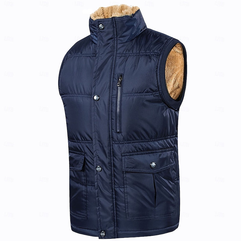 Cooper | Sherpa-Lined Puffer Vest