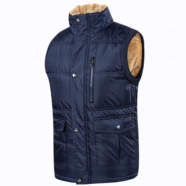 Cooper | Sherpa-Lined Puffer Vest