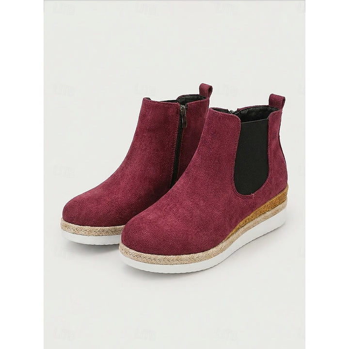 Vera | Cozy Wedge Ankle Boots