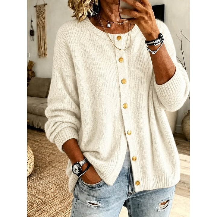 Cecilia | Soft Button-Front Cardigan