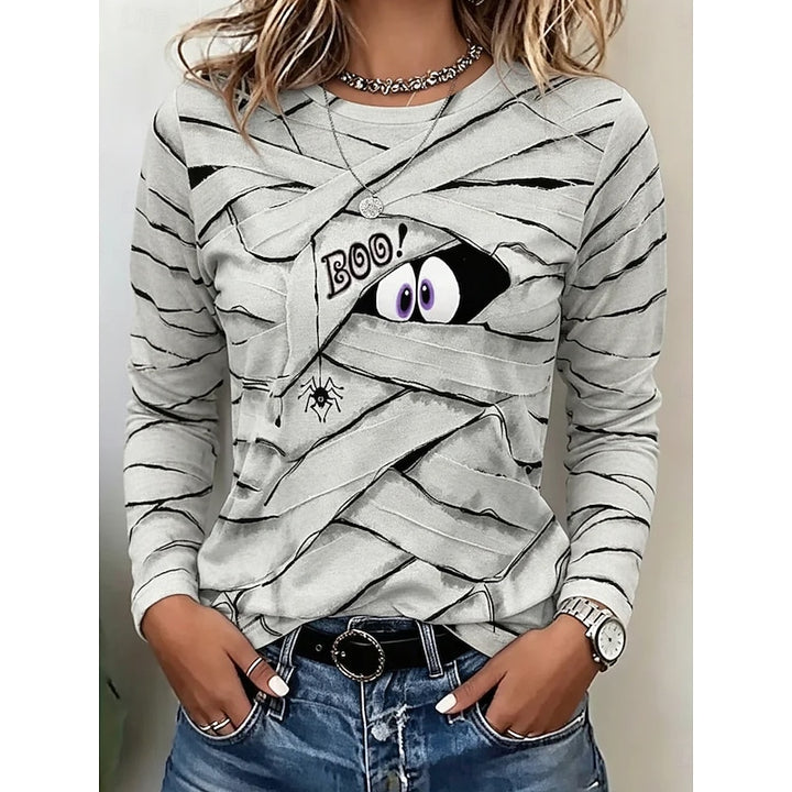 Wanda | Playful Halloween Long-Sleeve Top