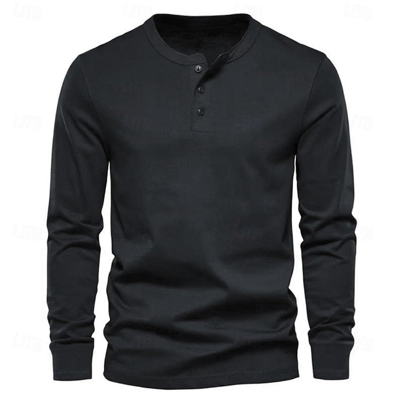 Sheldon | Classic Long-Sleeve Henley