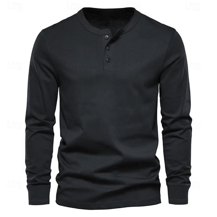 Sheldon | Classic Long-Sleeve Henley