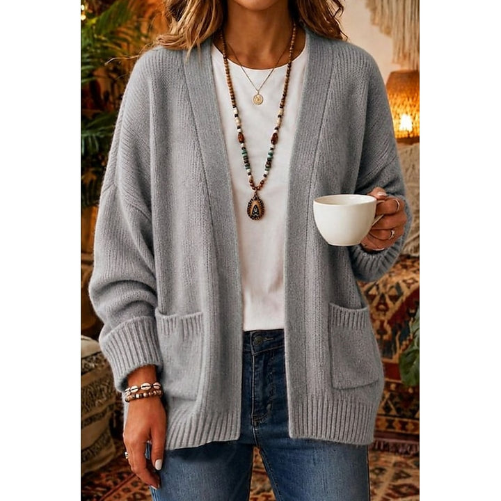 Evangeline | Relaxed Open-Front Cardigan