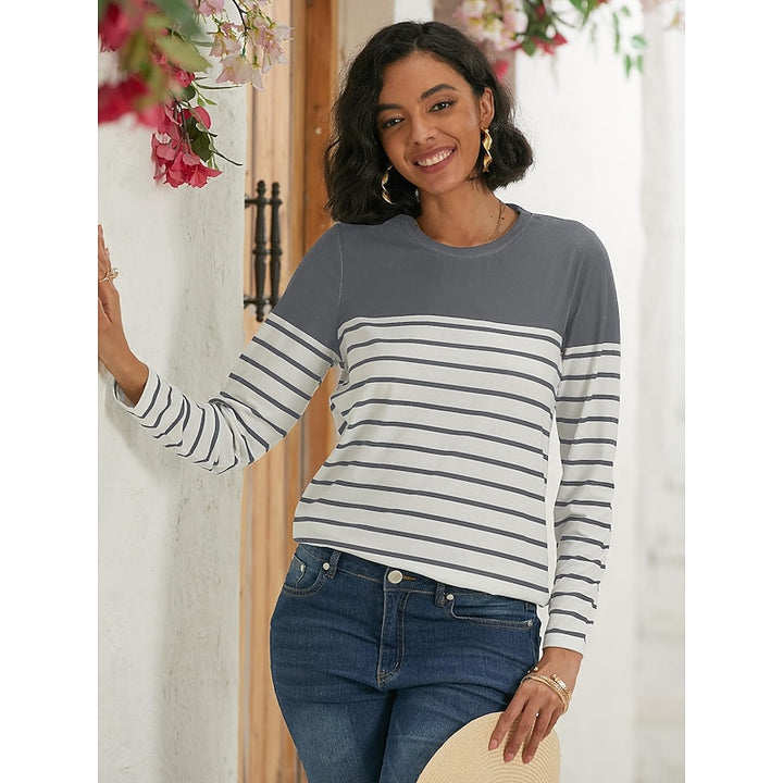 Constance | Striped Long Sleeve Top
