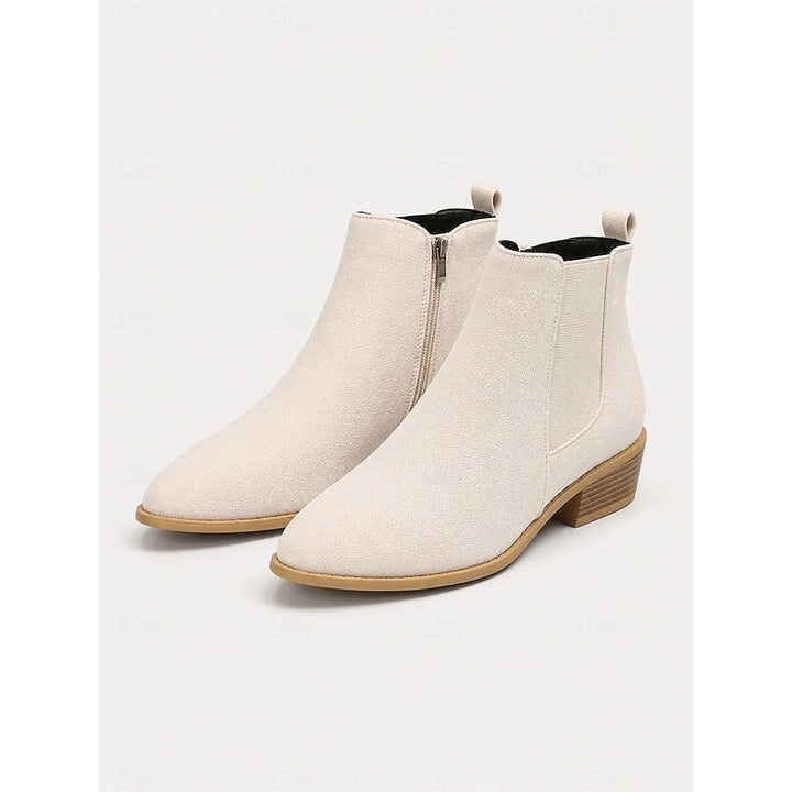 Vivienne | Pointed-Toe Block Heel Ankle Boots