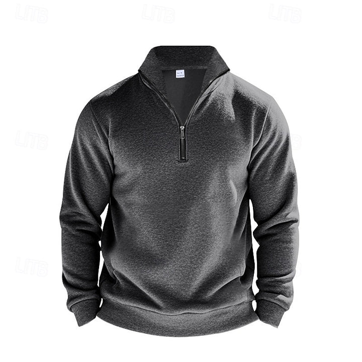 Glenn | Refined Quarter-Zip Sweatshirt