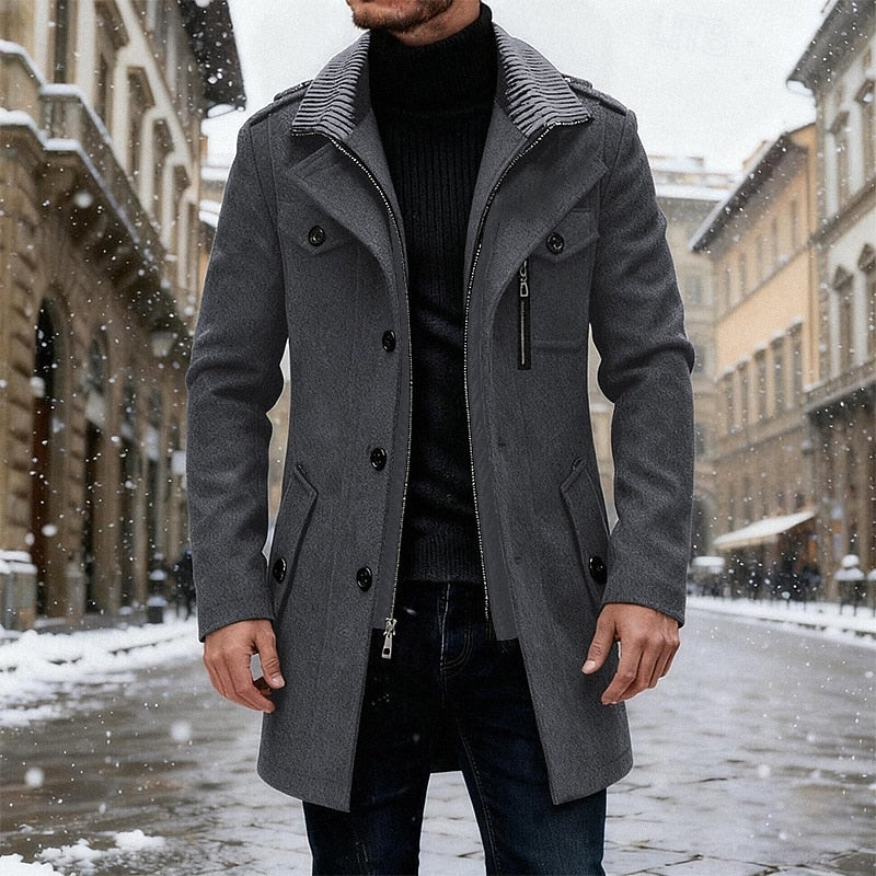 Weston Bexley | Refined Tailored Overcoat