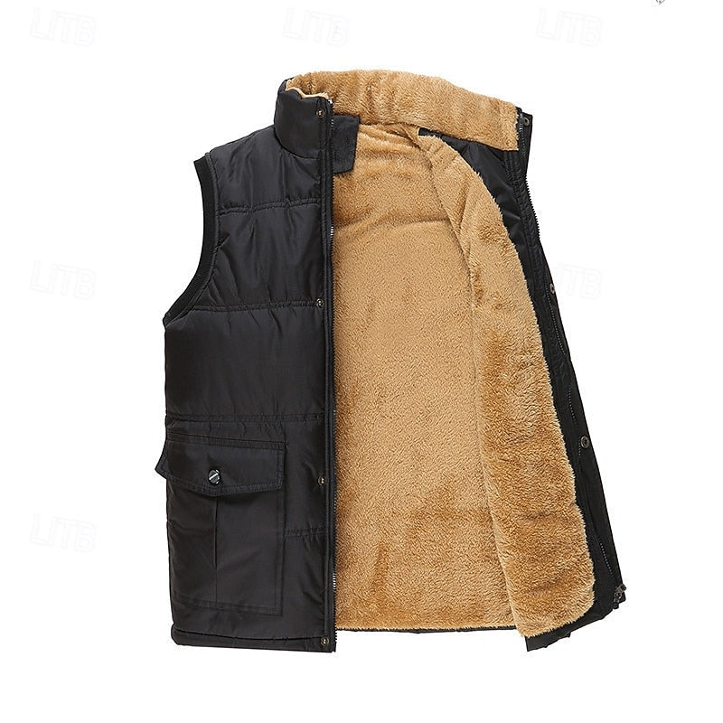 Cooper | Sherpa-Lined Puffer Vest