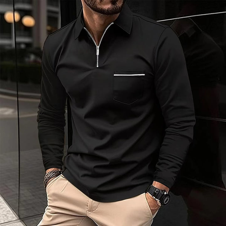Trenton | Refined Quarter-Zip Polo Shirt
