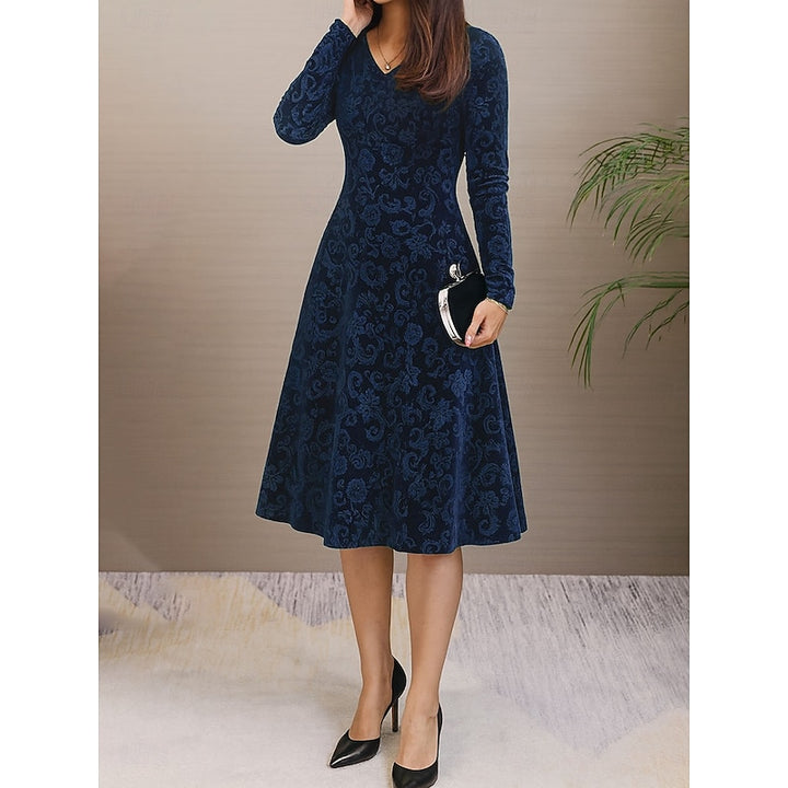 Arabella | Floral A-Line Midi Dress