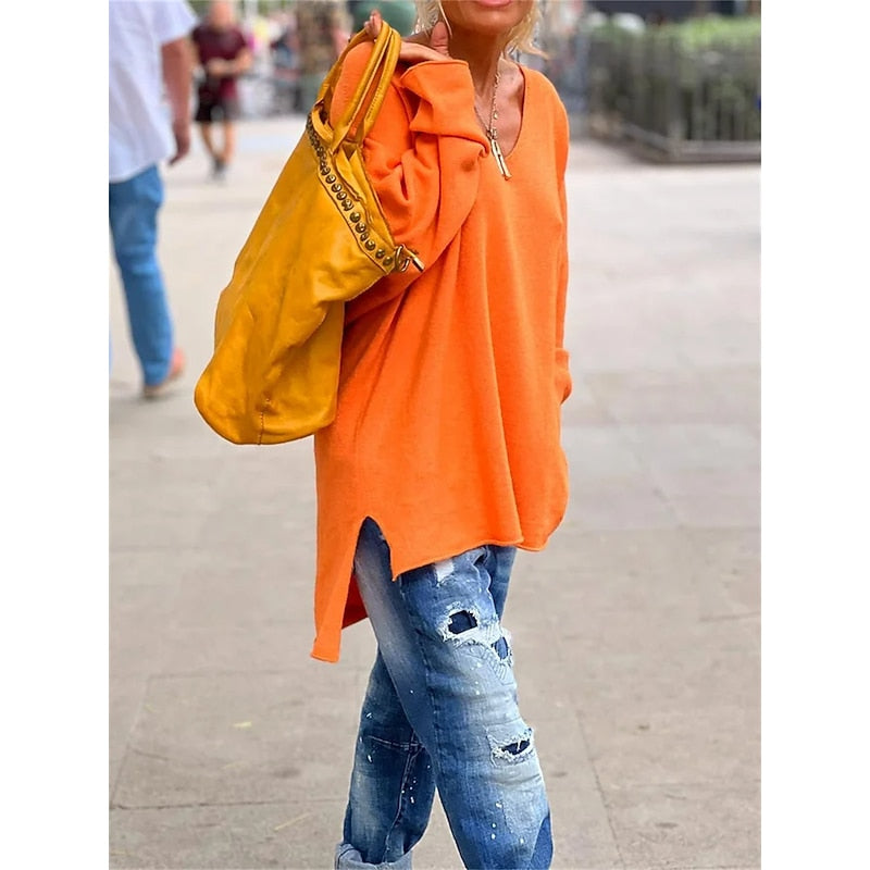 Willow | Relaxed V-Neck Pullover
