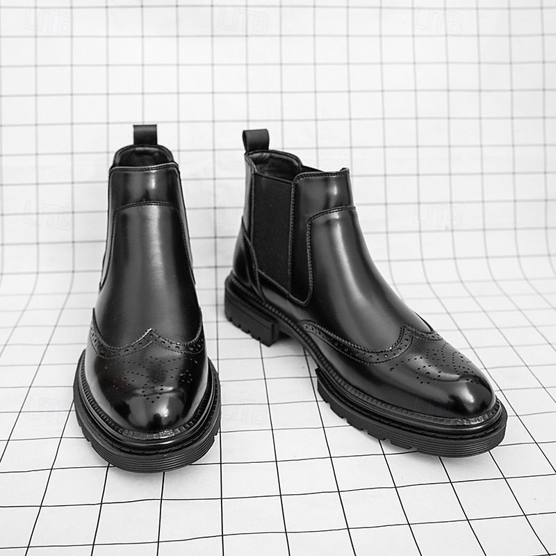 Alistair | Wingtip Chelsea Boots