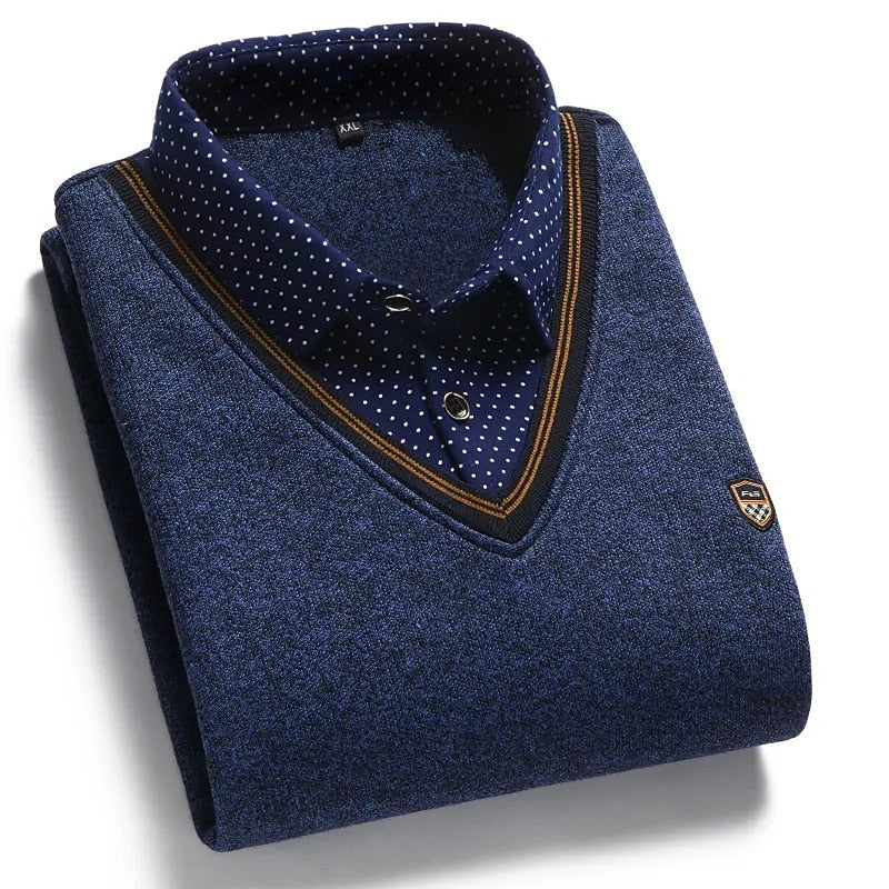 Wallace | Refined Mock-Collar Sweater