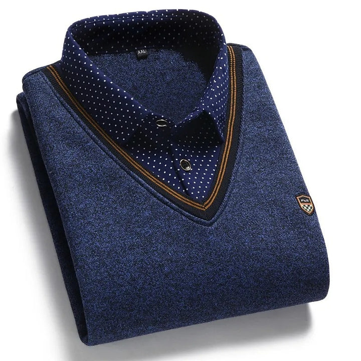 Wallace | Refined Mock-Collar Sweater