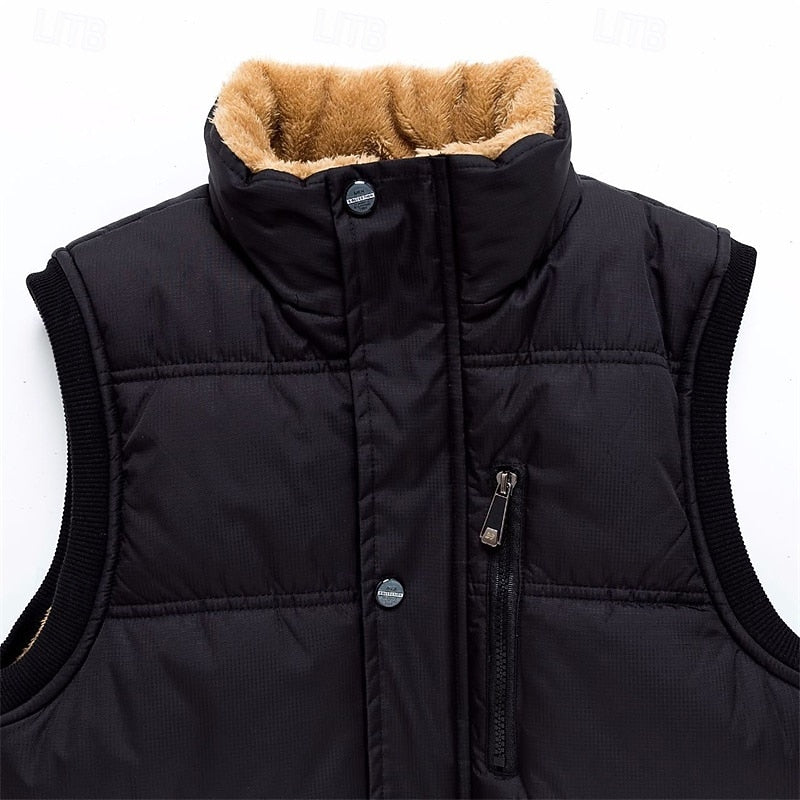 Cooper | Sherpa-Lined Puffer Vest