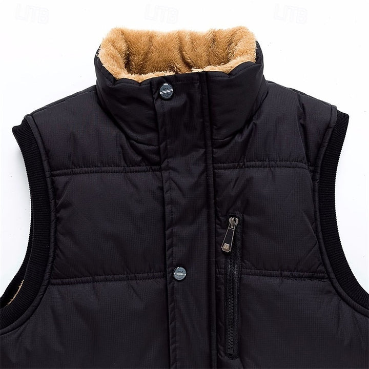 Cooper | Sherpa-Lined Puffer Vest